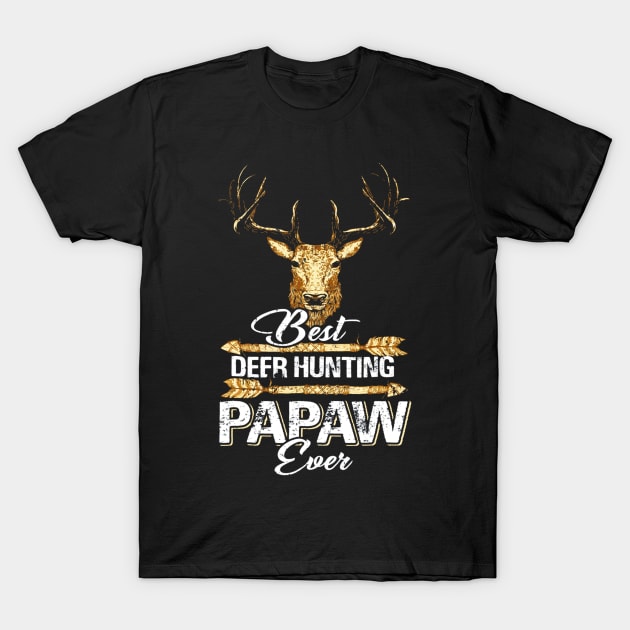 Best Deer Hunting Papaw Ever Shirt Fathers Day T-Shirt by Kiwistore